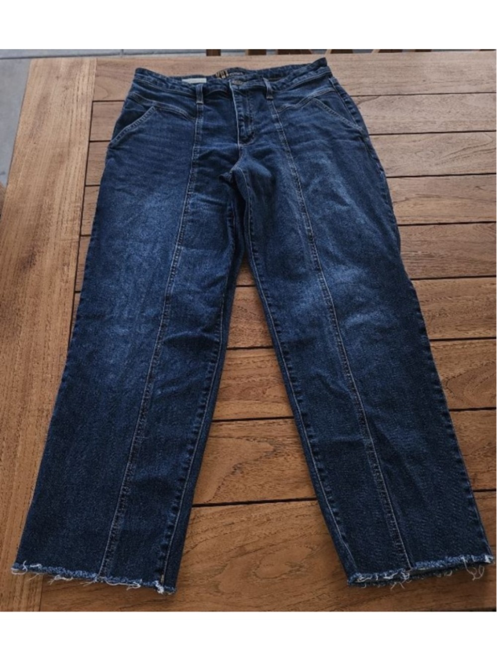 Kut from the Kloth Leslie High Waist Baggy Boyfriend Jeans Size 12 - Picture 2 of 6